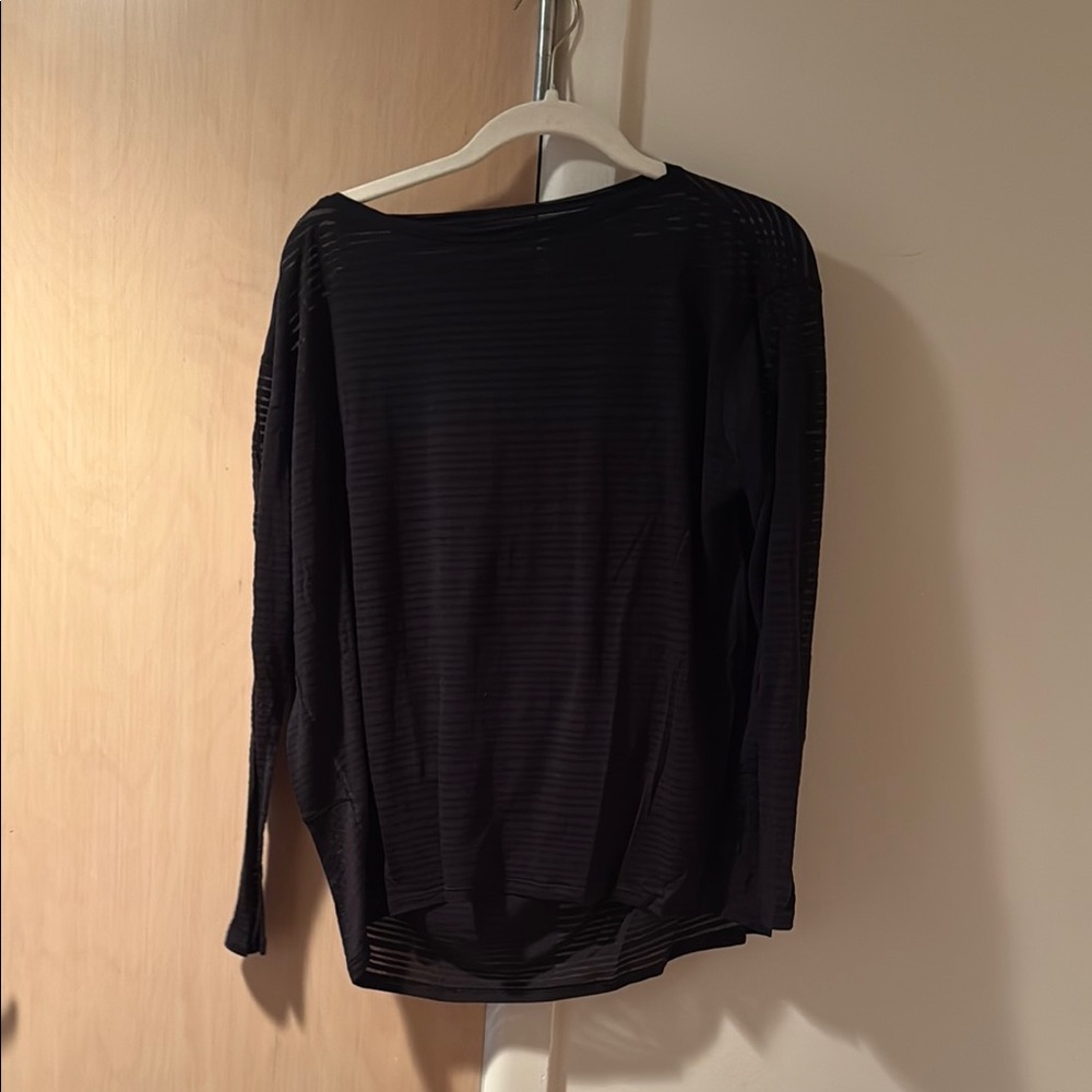 Striped Black Women's Top